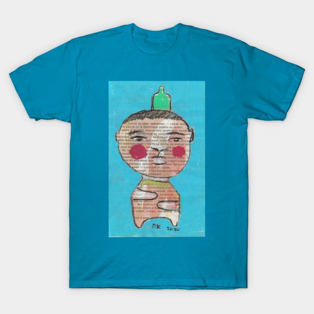 Cartoon boy #6 T-Shirt by Artist Pavel Kuragin